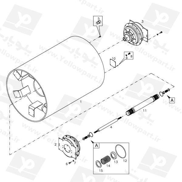 مجموعه نصب هوزینگ ها (لنگری جوشی) HCD100C